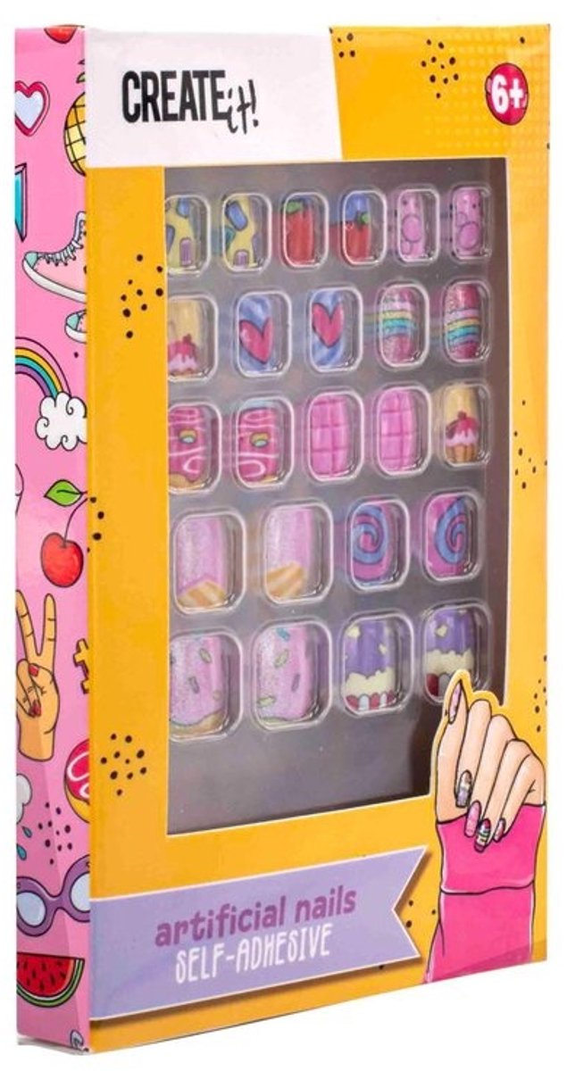   Create It! Candy Explosion geel   zelfklevend