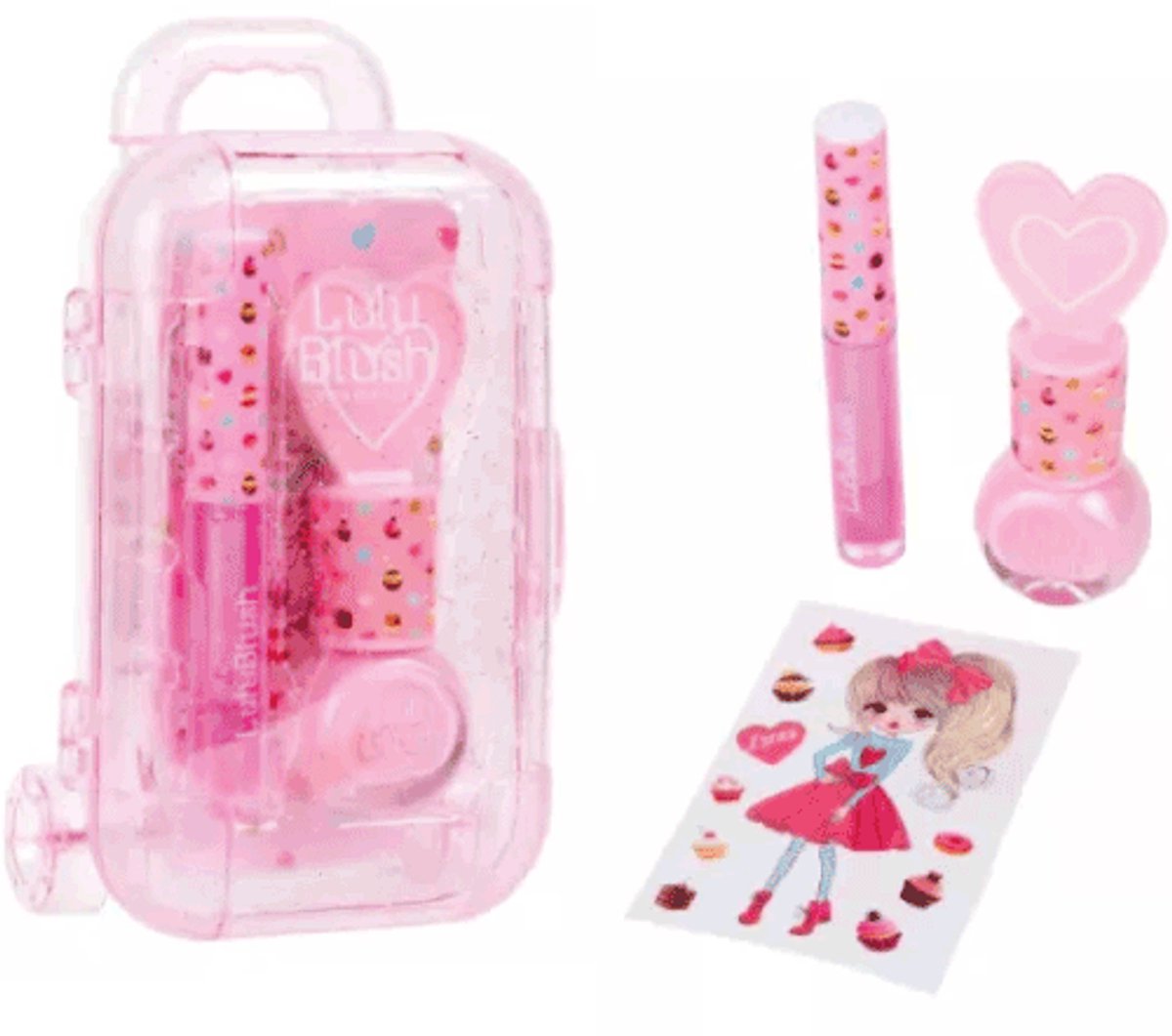 Lulu blush make up trolley