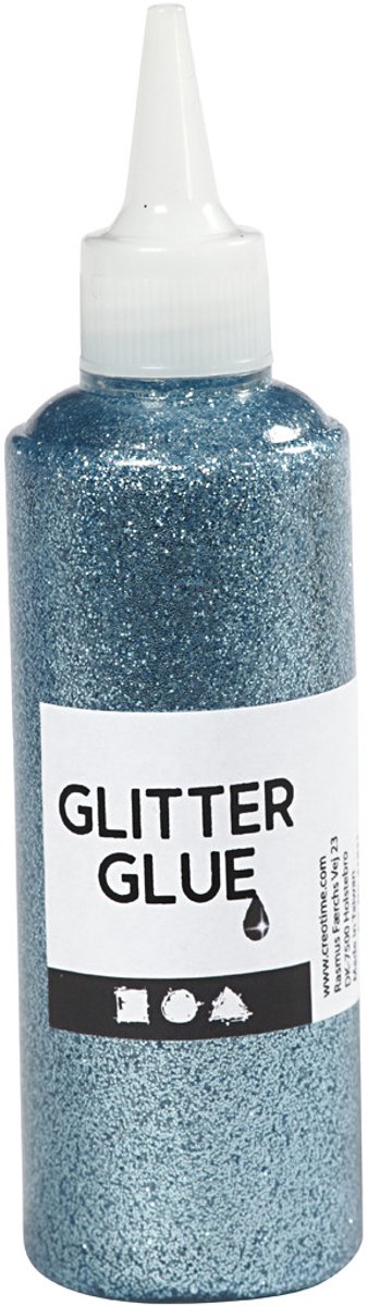 CC Glitterlijm 118 ml Lichtblauw