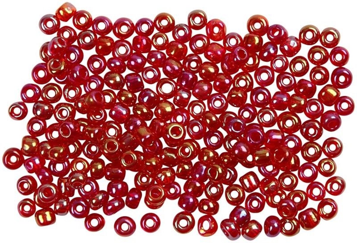 Creativ Company 682081 kabelbeschermer Seed bead Glas Rood