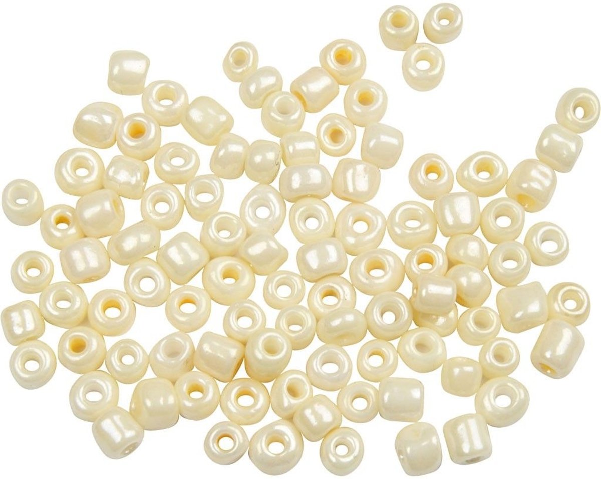 Creativ Company 682731 kabelbeschermer Seed bead Glas Ivoor