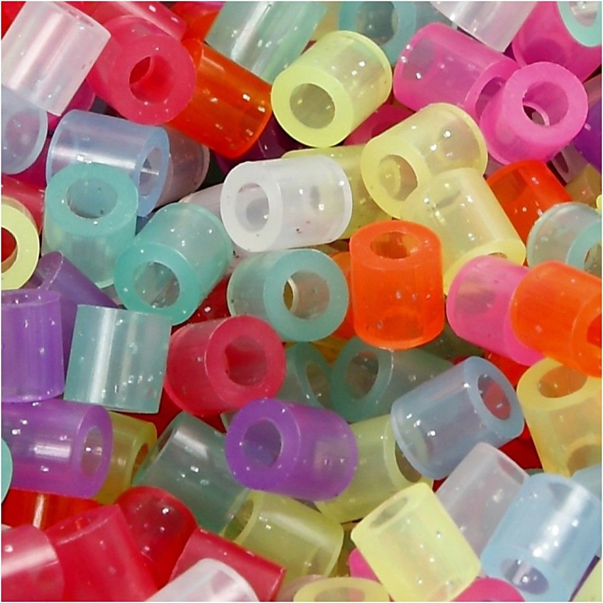 Creativ Company 75243 Tube bead Assorted colours 1100stuk(s) kabelbeschermer