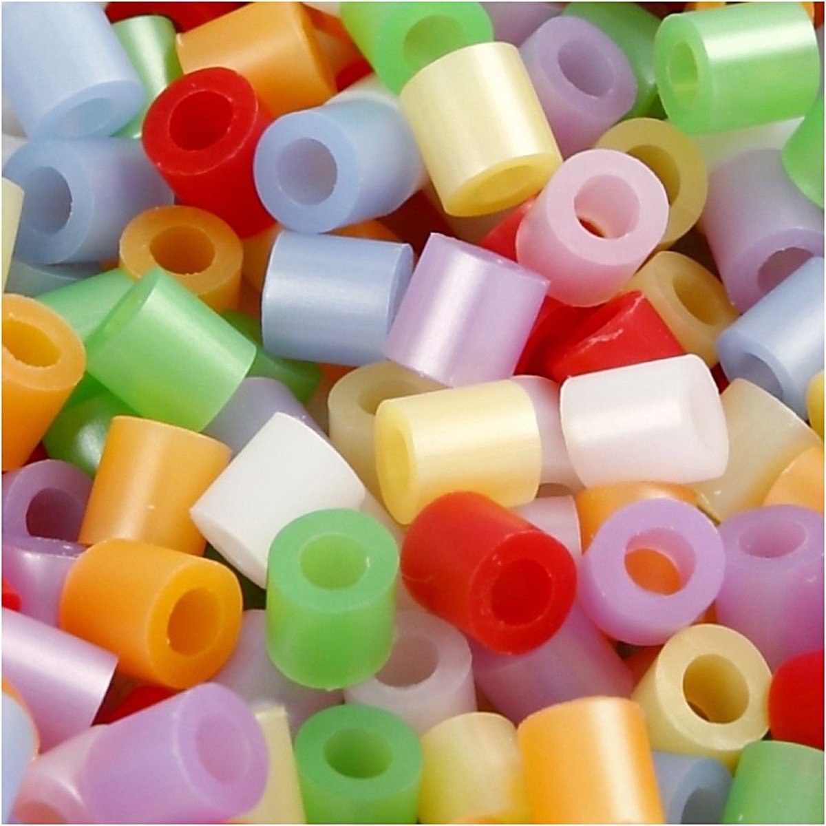 Creativ Company 75263 Tube bead Assorted colours 1100stuk(s) kabelbeschermer