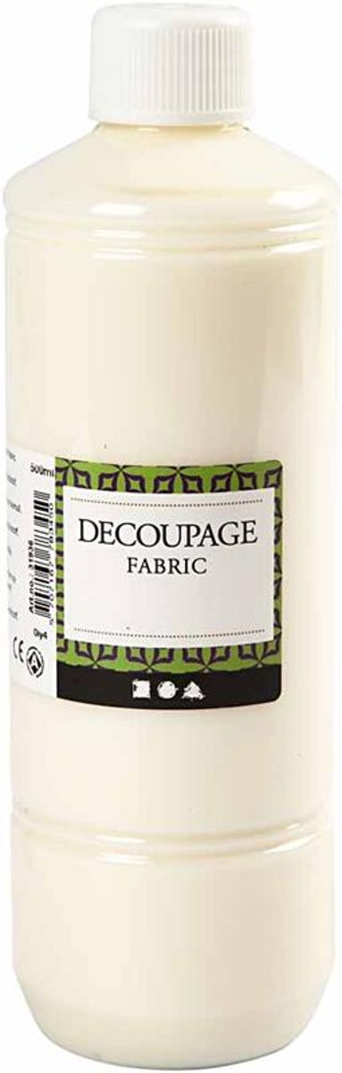 Decoupage lijmlak, Textiel, 500 ml