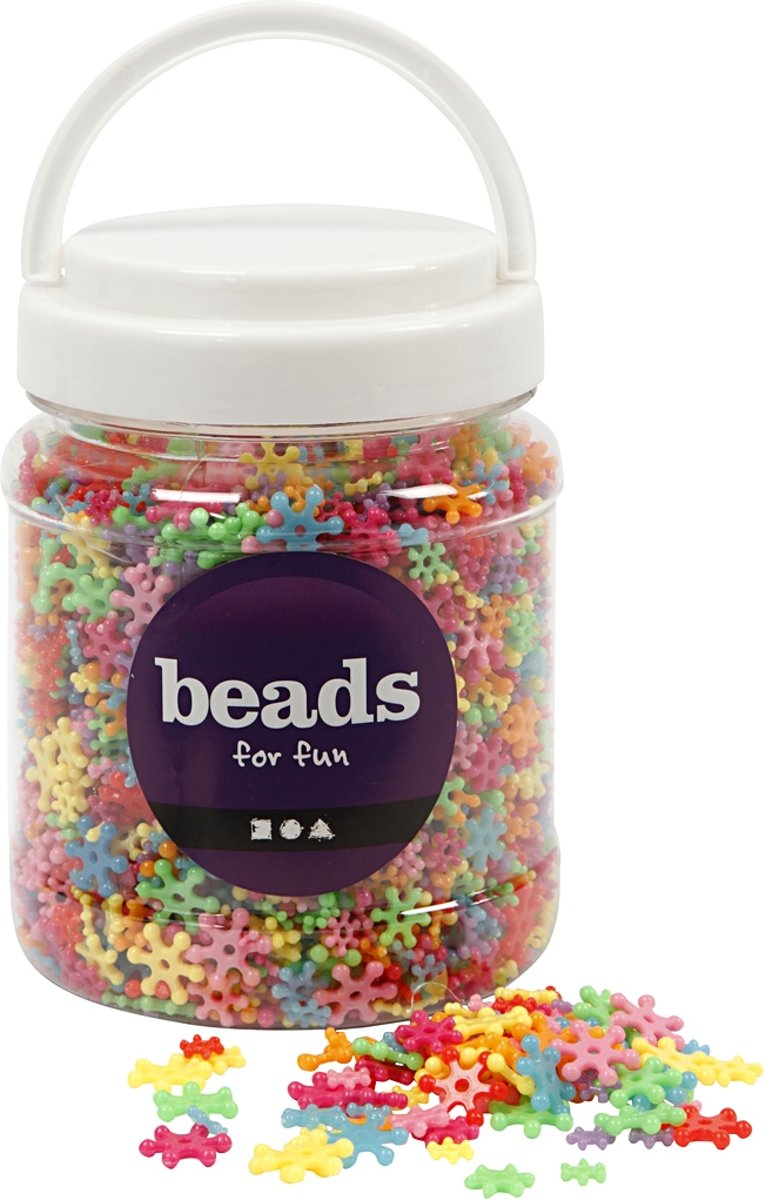 Figurenmix, d: 7-13,5 mm, gatgrootte 2 mm, 700 ml, diverse kleuren