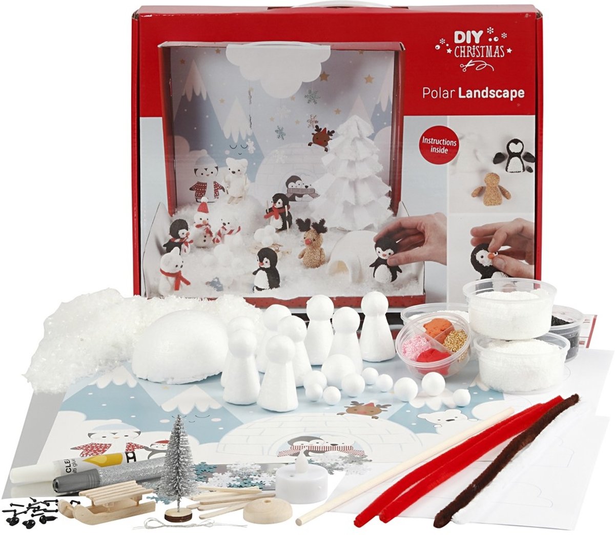 Materialenset voor een Winterwonderland, 1 set