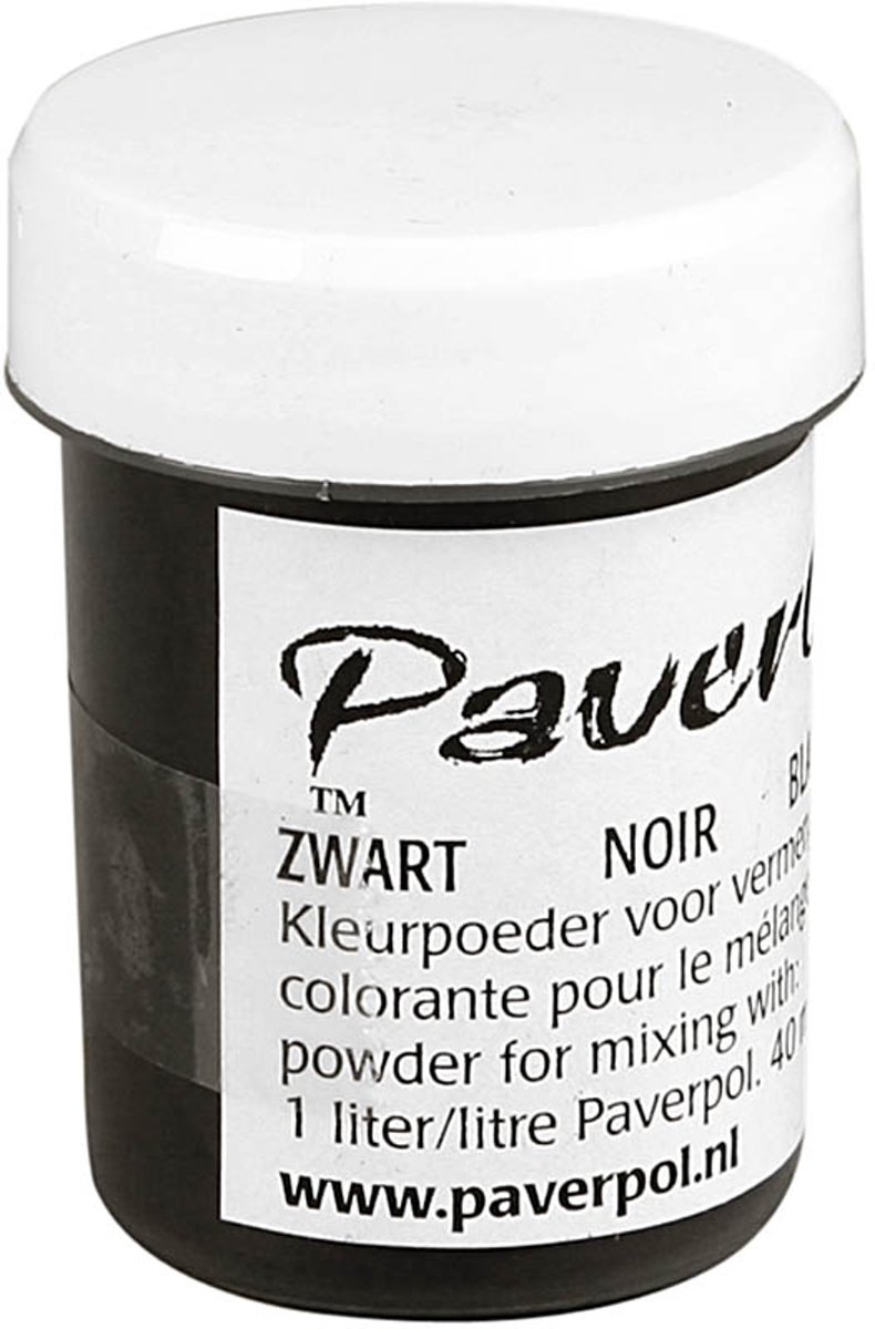 Paver Color, zwart, 40ml