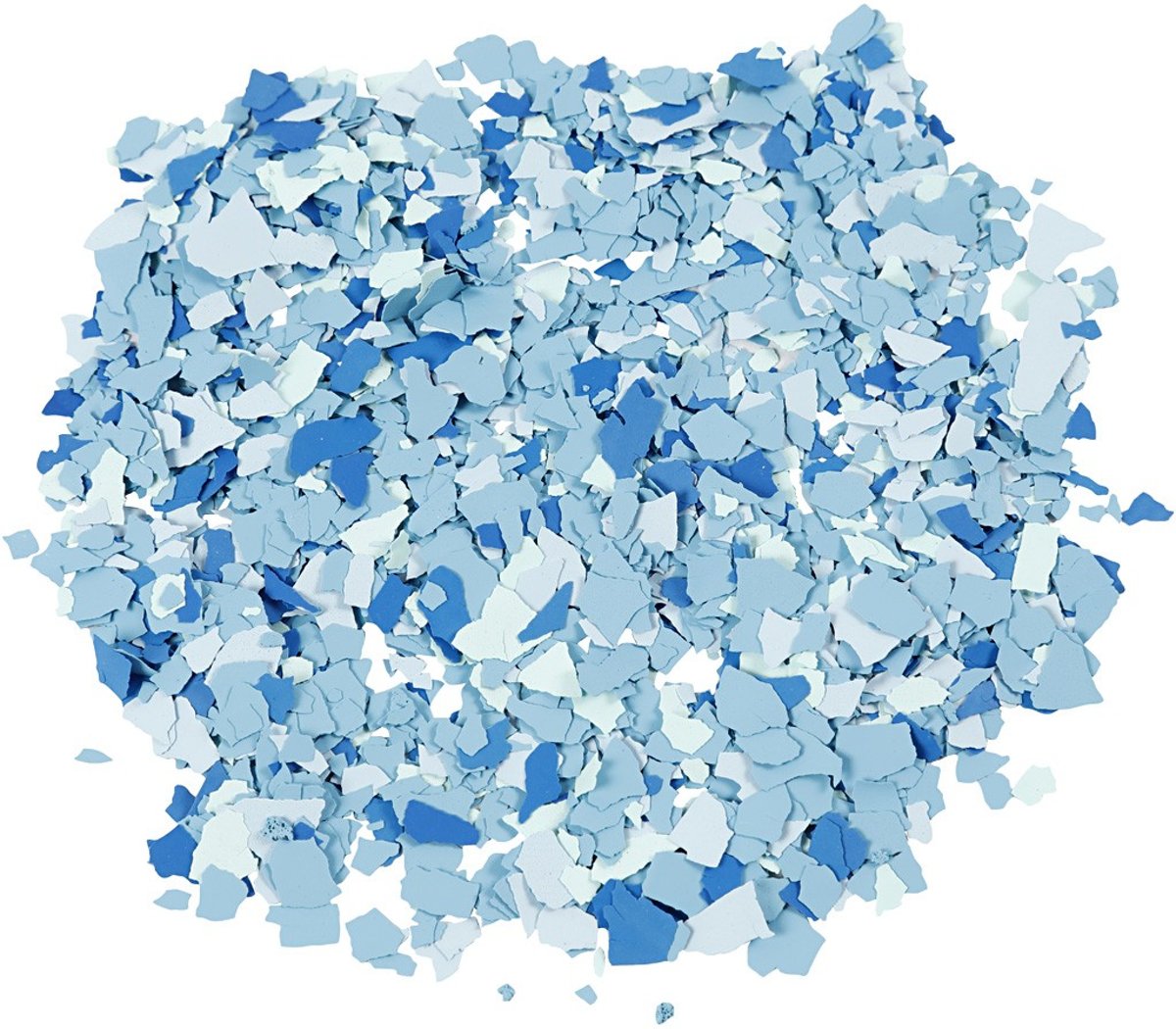 Terrazzo vlokken, 90 gr, blauw