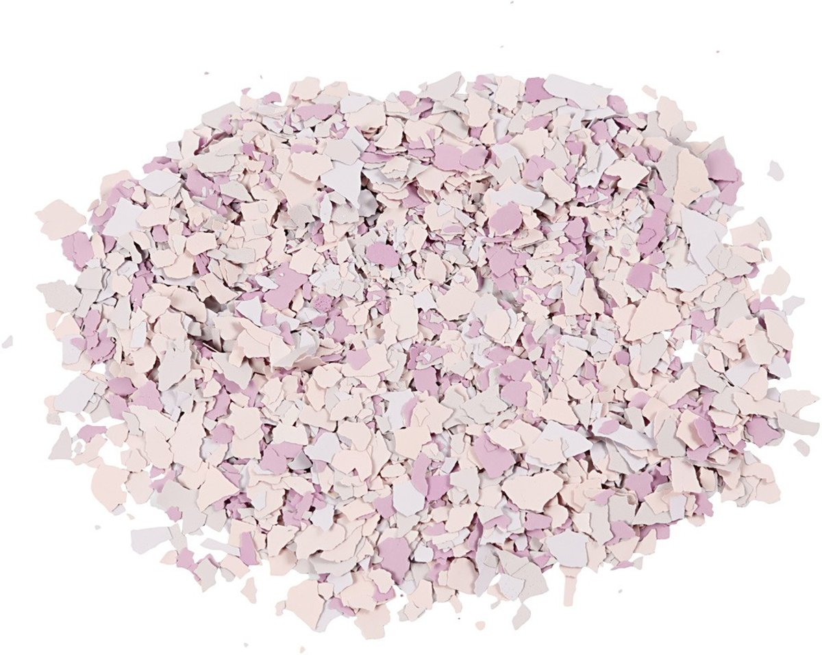 Terrazzo vlokken, 90 gr, paars