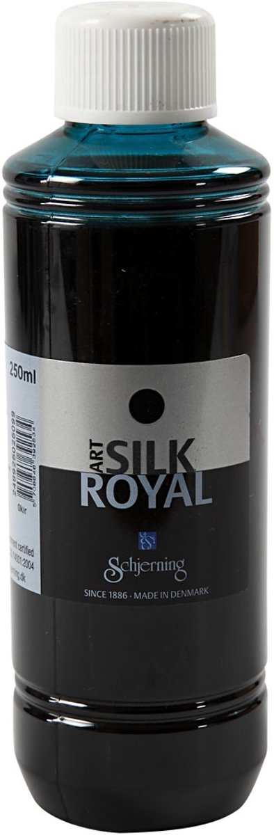 Zijdeverf Royal, blauwgroen, 250 ml