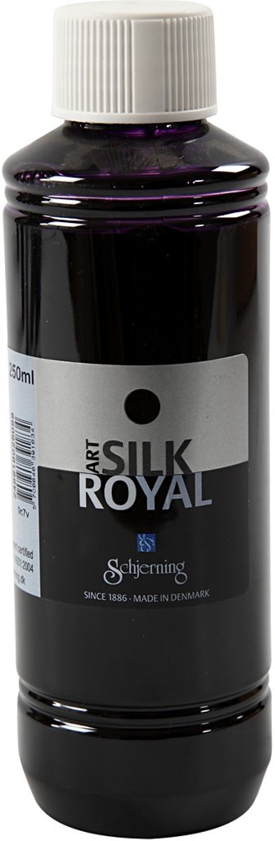 Zijdeverf Royal, paars-rood, 250 ml