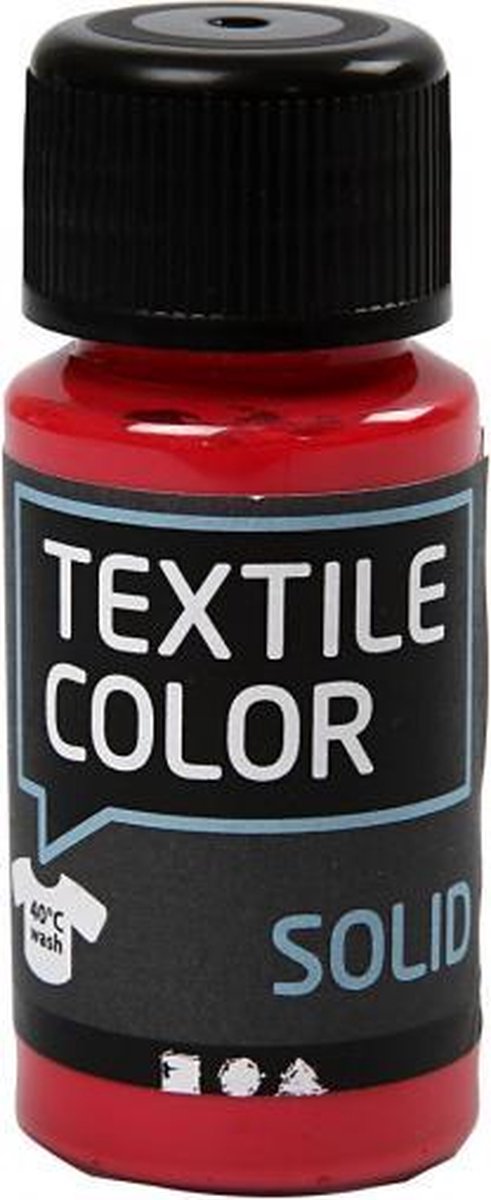 textielverf Solid 50 ml rood