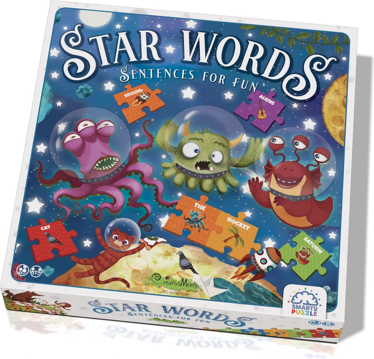 Creativamente Star Words Smarty Puzzle 28 X 28 Cm