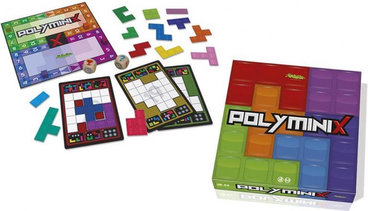 PolyminiX puzzel polyomino met 50 kaarten