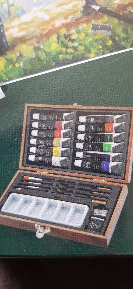 Acrylic paint set/ 20 stuks /creative artist / schilderskoffer