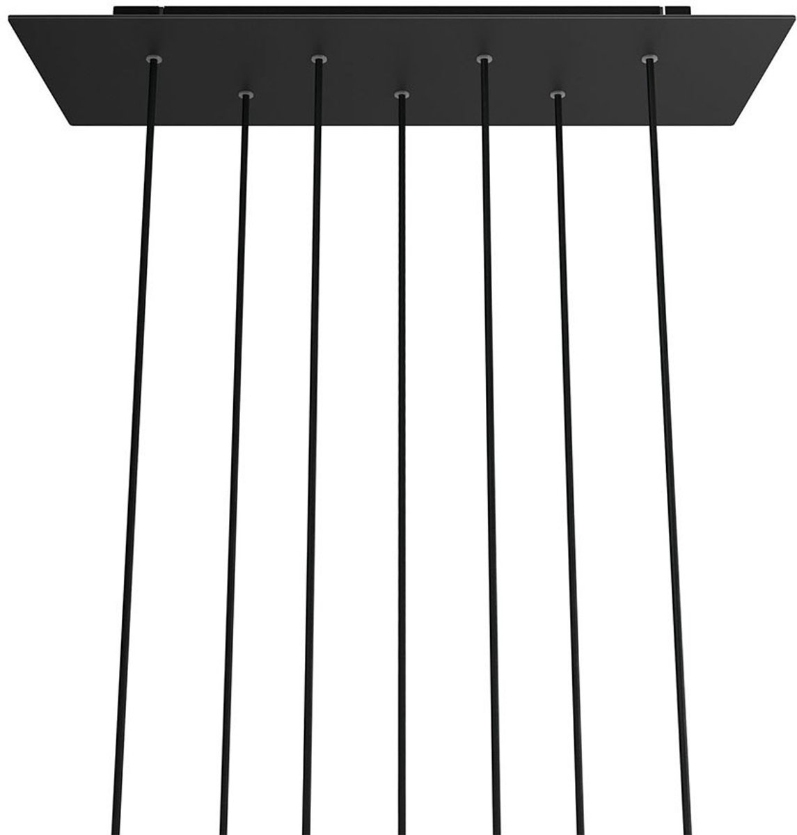   Krovnre7f103 Xxl Rose-one Rechthoekige Mat Zwarte Rozenset Zilver 675 x 225 mm