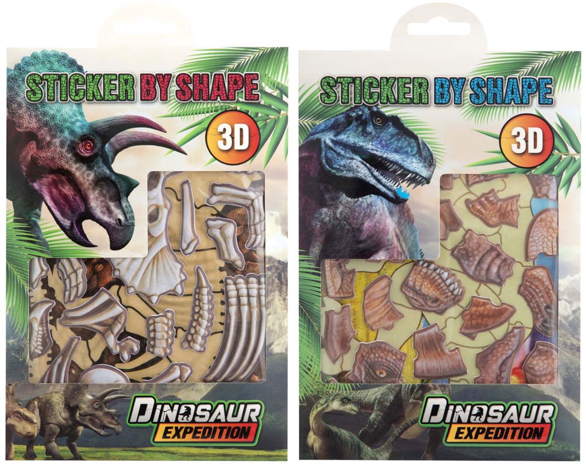Dino Stickeren op Vorm