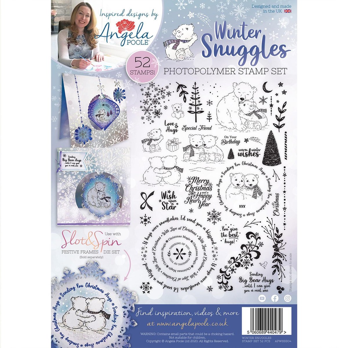 Creative Expressions Clear stamp - Winter - A4 - Set van 52 stempels