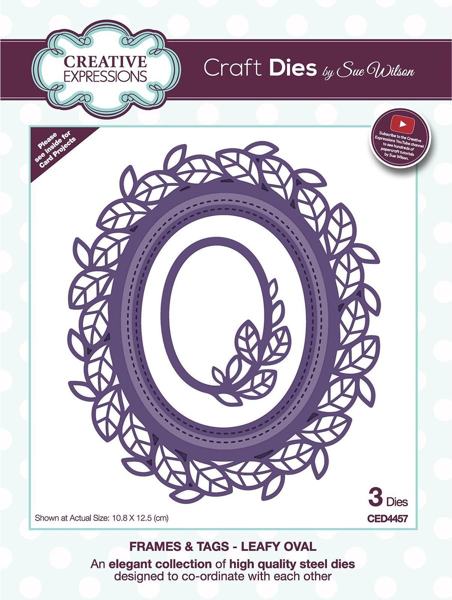   Stans - Ovaal met blaadjes - Diverse maten - Set van 3