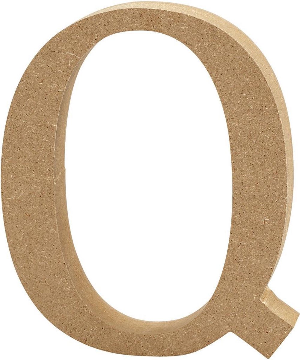 Creative Letter Q Mdf 13 Cm