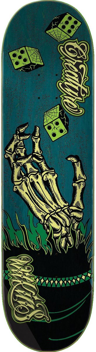 Creature Wilkins Creach Roller Deck Blue-green 8.8