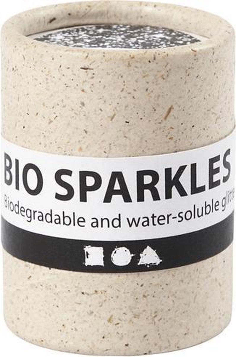   Bio Glitter 10gr Zilver