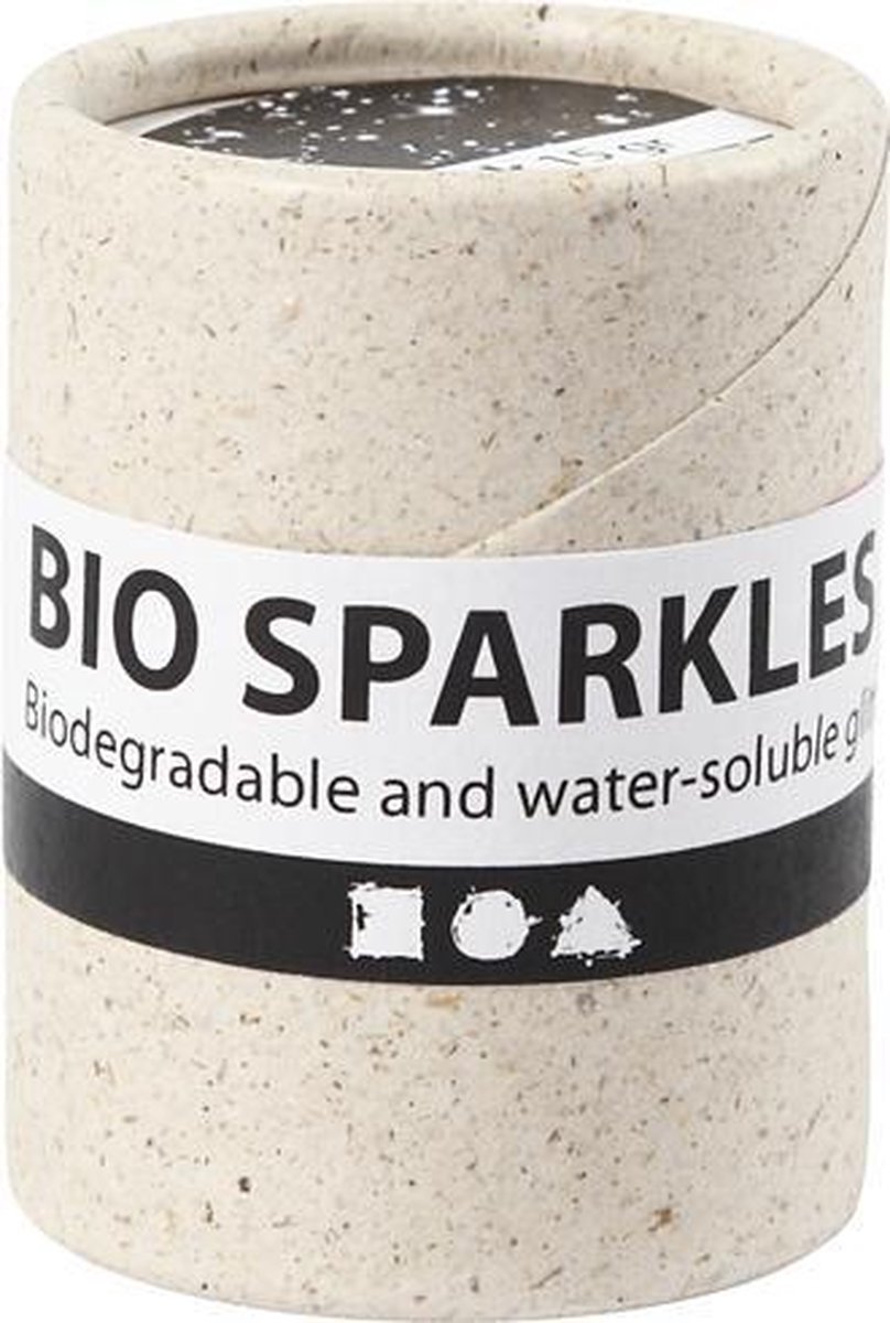   Bio Glitter 10gr Zwart