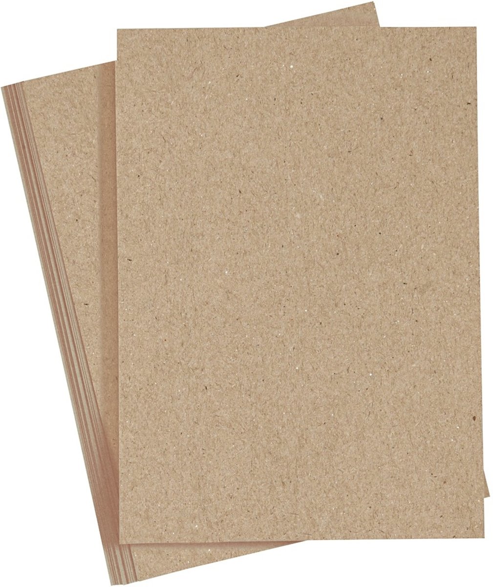 Creotime Papier 21 X 29,7 Cm 20 Stuks 70 G Bruin