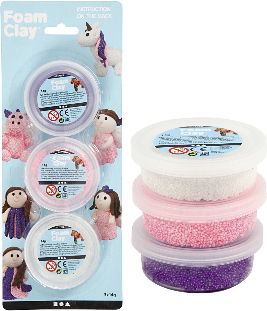 Foam Clay Creotime 3x14 gram