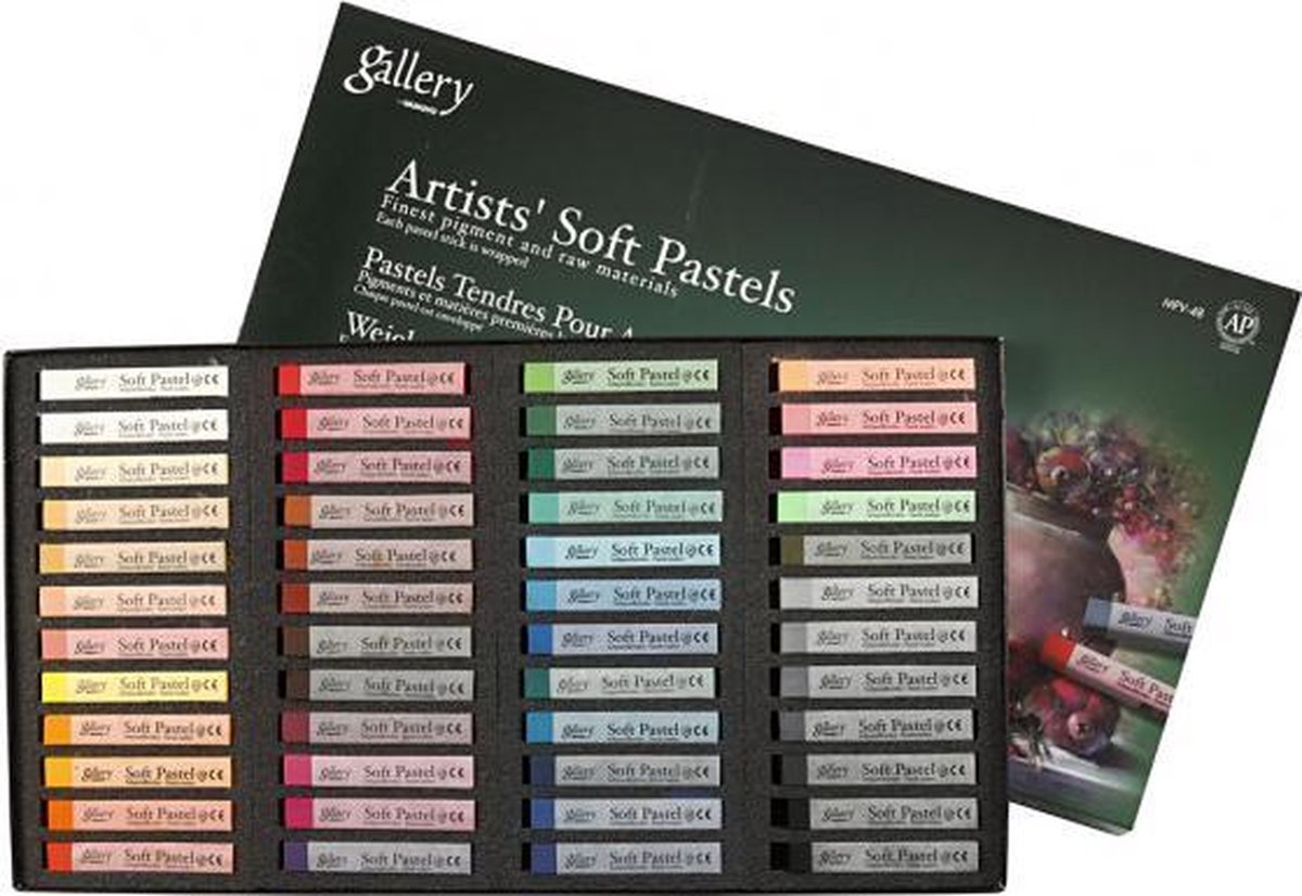 Gallery Soft Pastel Set dikte 10 mm 6,5 cm 48 stuks