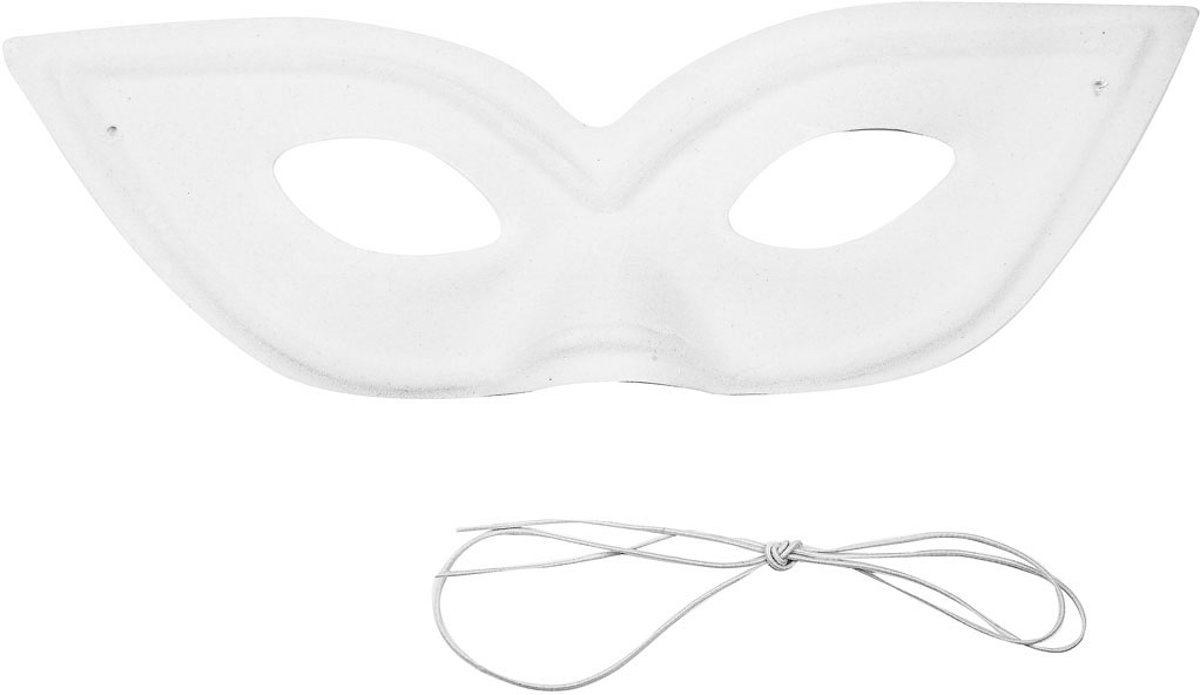 Masker, b: 20 cm, Zorro, 12 stuks