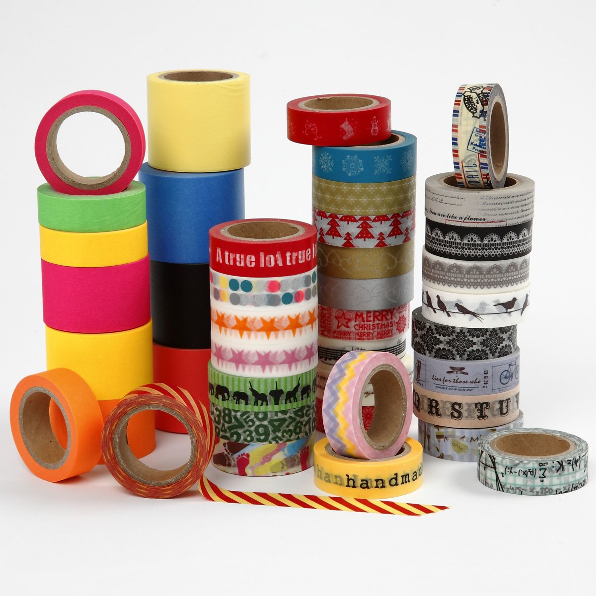 Masking tape, b: 15+30+40 mm, 51x10 m