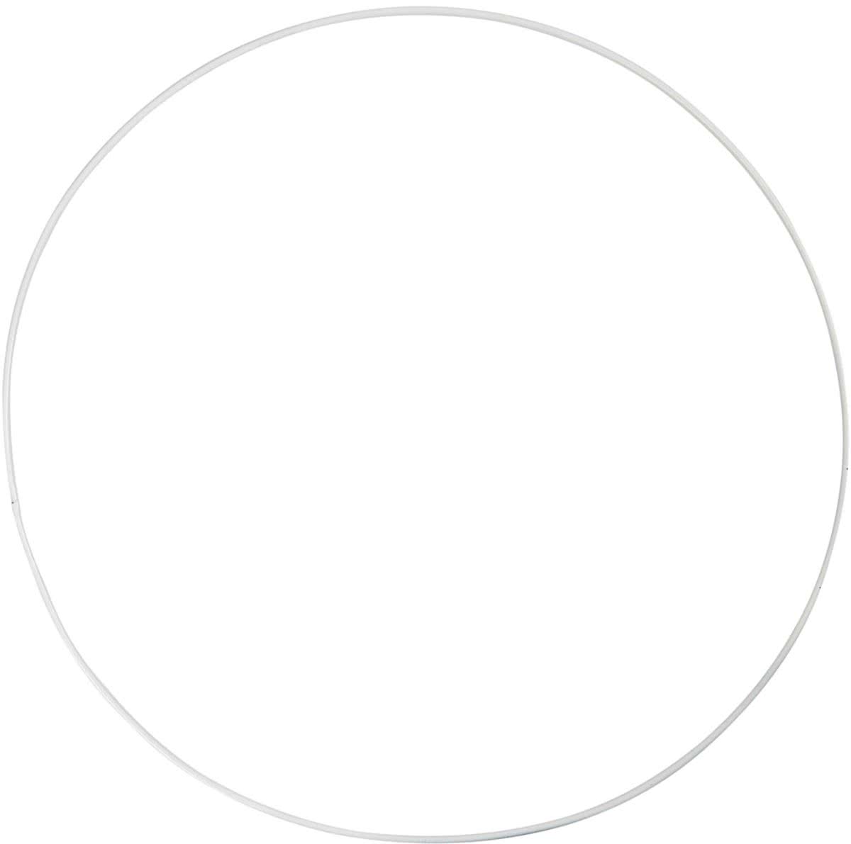 Metalen draad ring, d: 30 cm, cirkel, 5 stuks