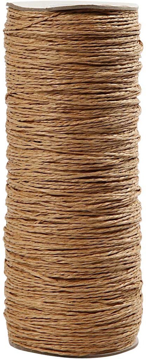 Papiergaren, dikte 1,8 mm, naturel, dun, 250 gr