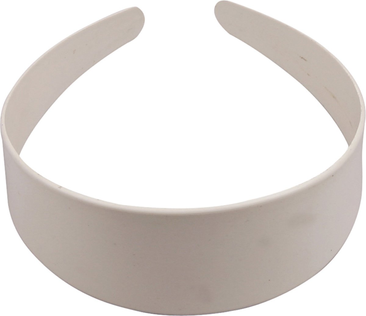 Plastic haarband, b: 48 mm, wit, 20 stuks