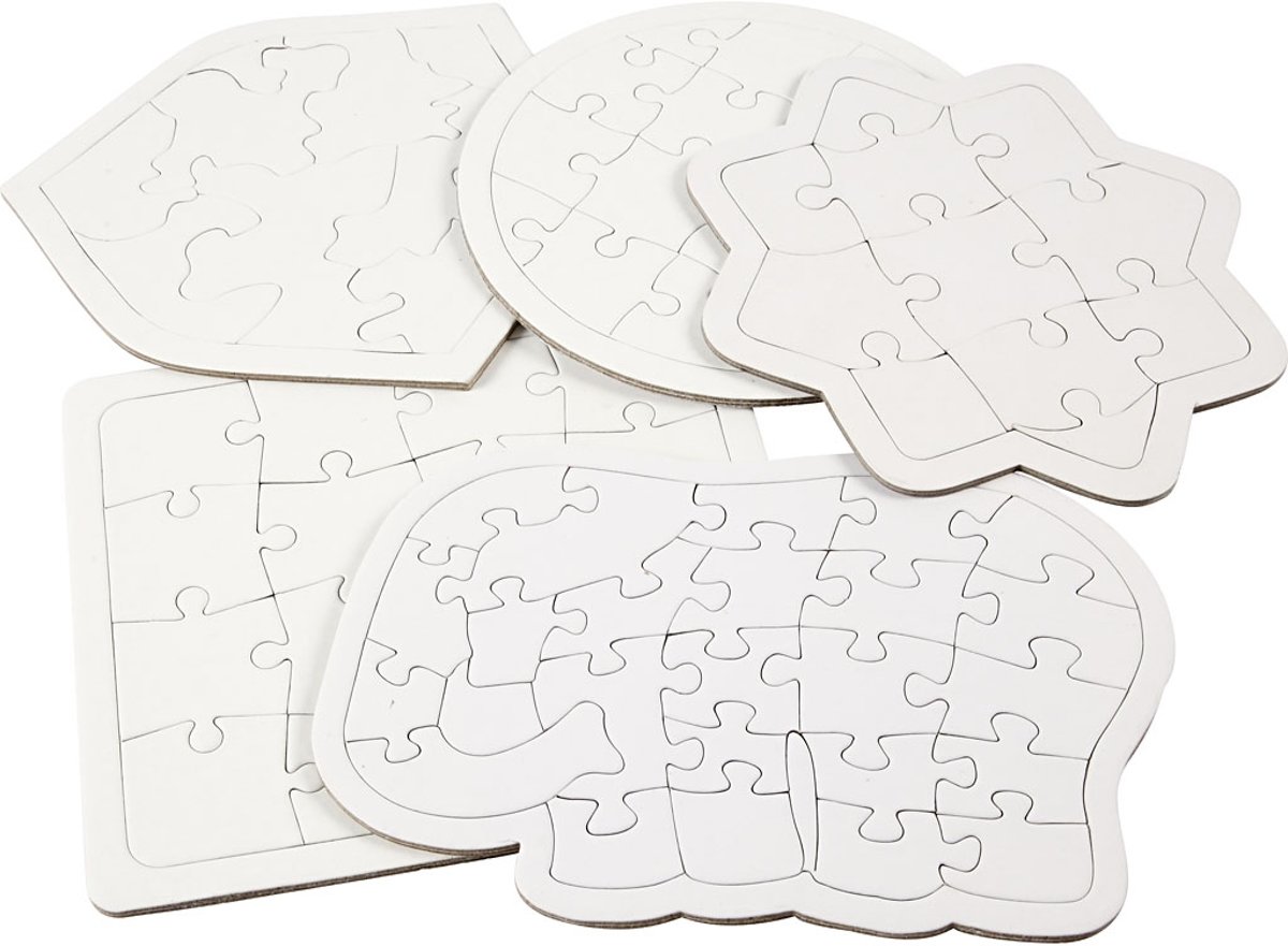 Puzzel, afm 17-21 cm, 10 assorti