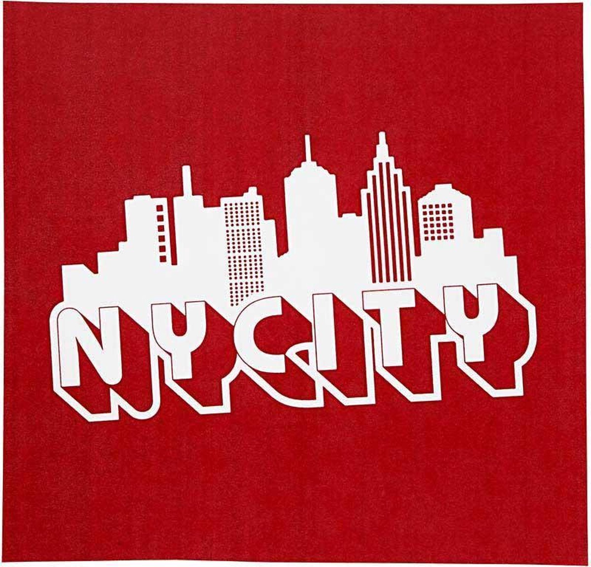 Screen stencil, vel 20x22 cm, New York, 1 vel