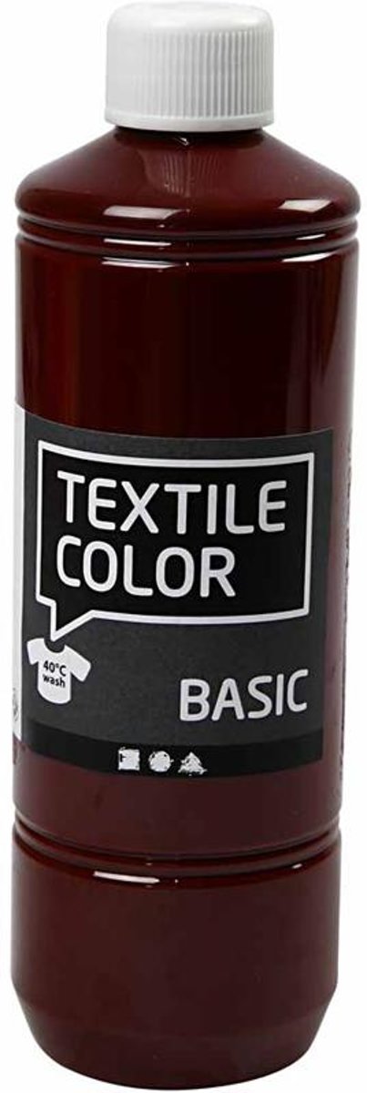 Textile Color, bruin, 500 ml