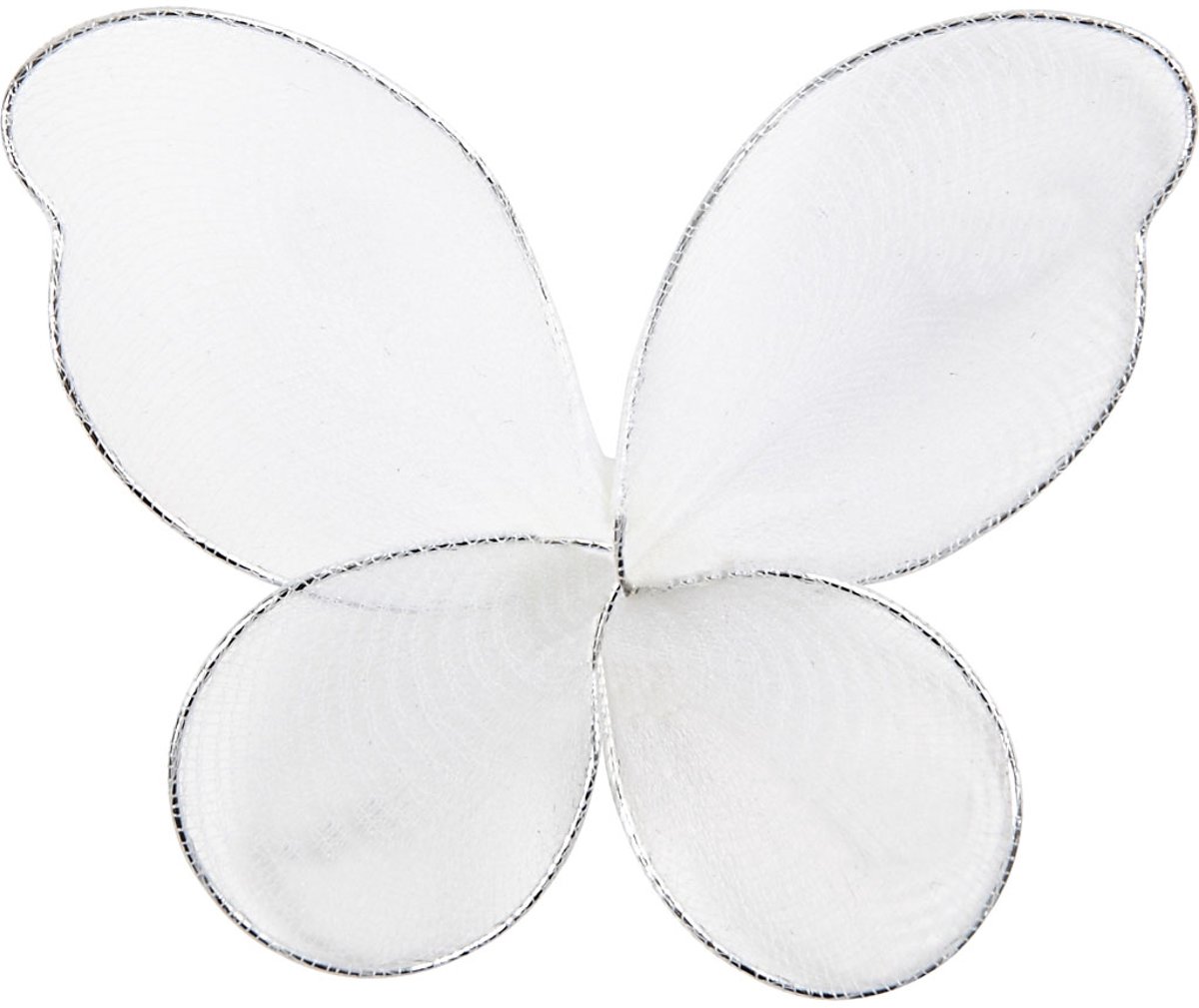 Vleugels voor fee�n en vlinders, afm 5,5x4,5 cm, 30 stuks