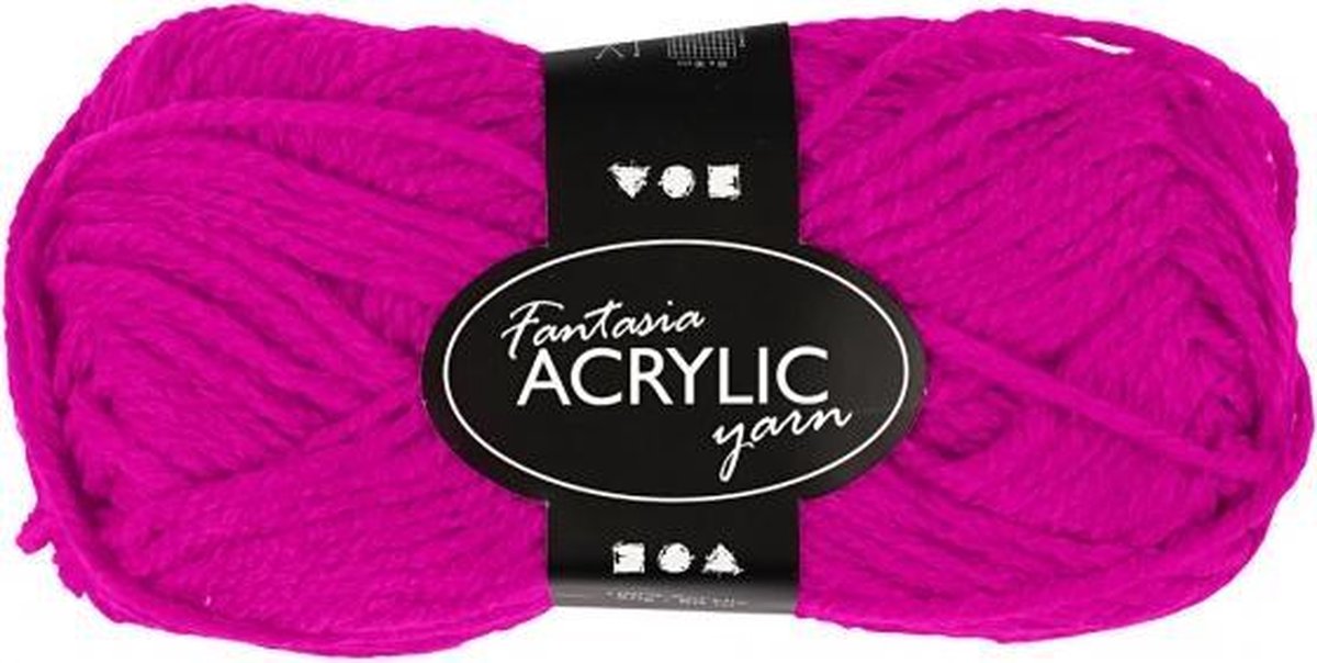 fantasia acryl garen fuchsia 80 m 50 g