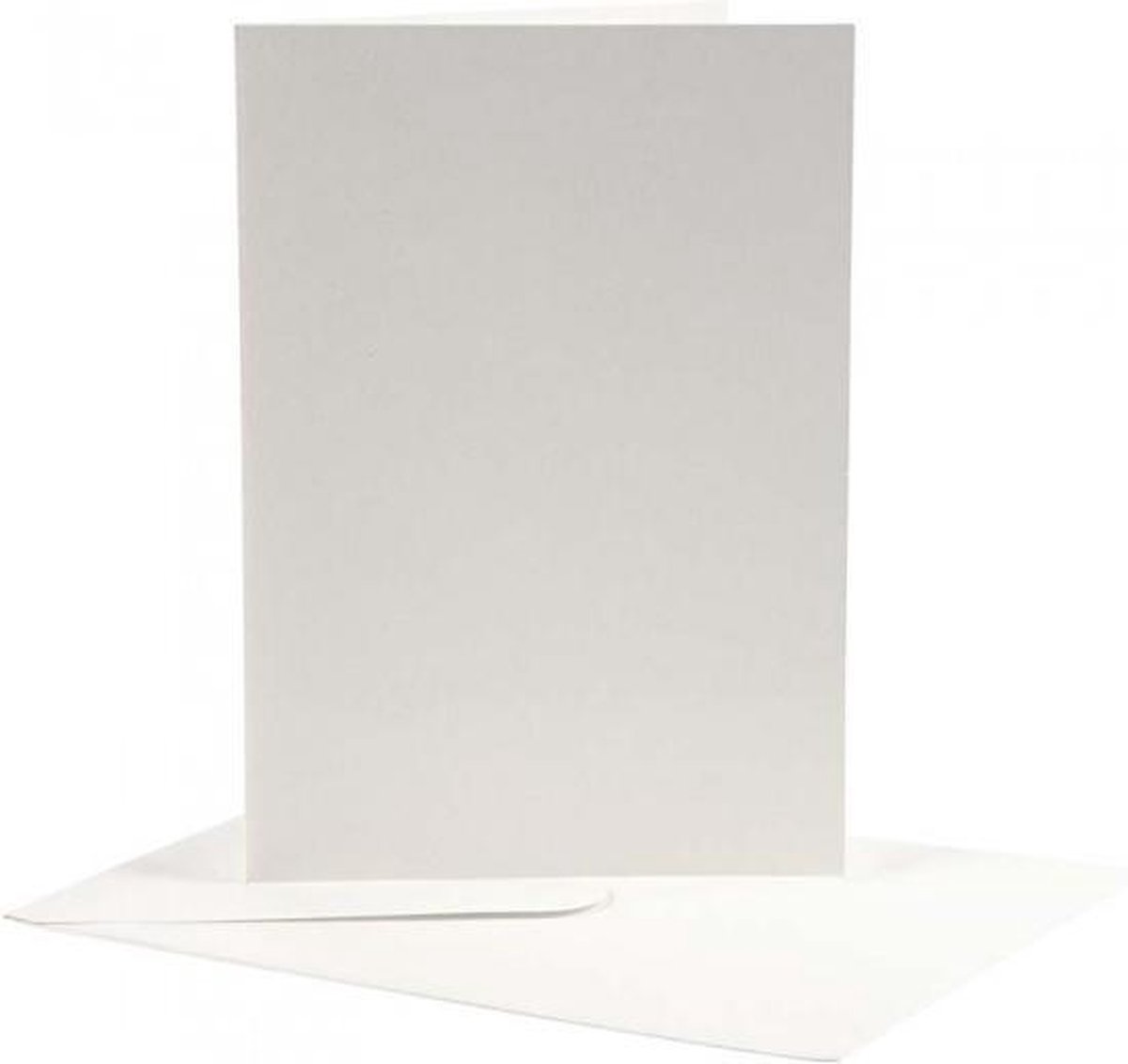 kaarten en enveloppen 12,5 x 17,5 cm 10 sets cr√®me