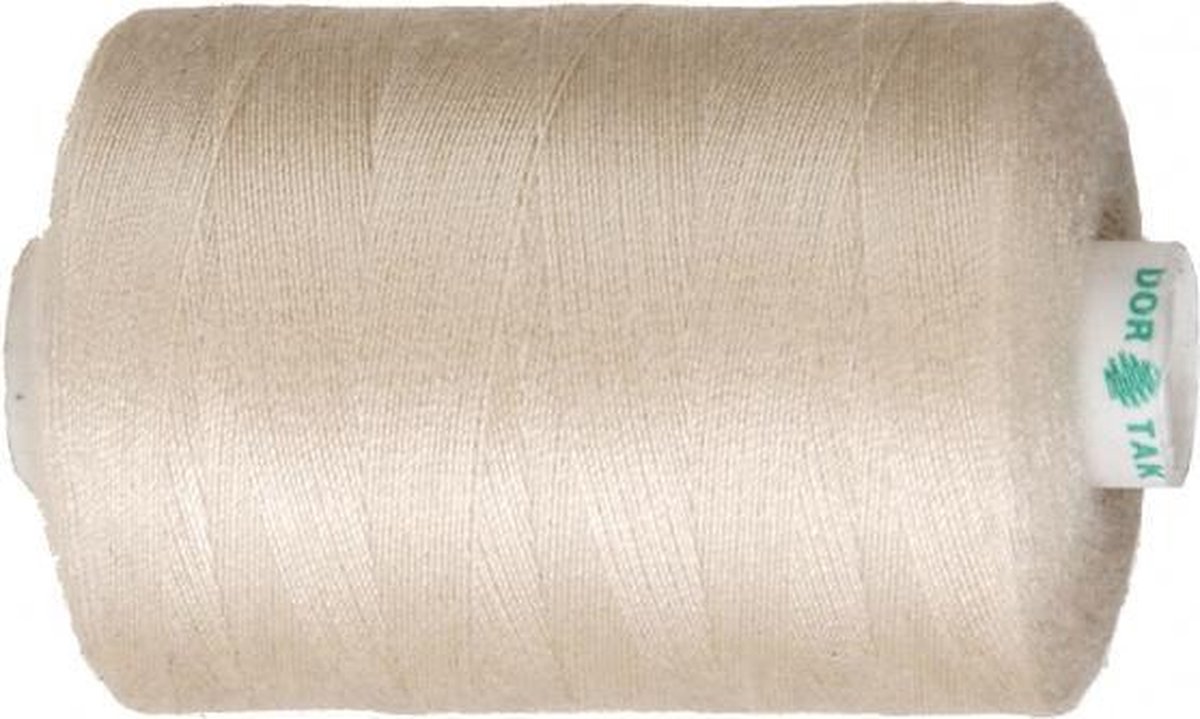 naaigaren polyester beige 1000 meter