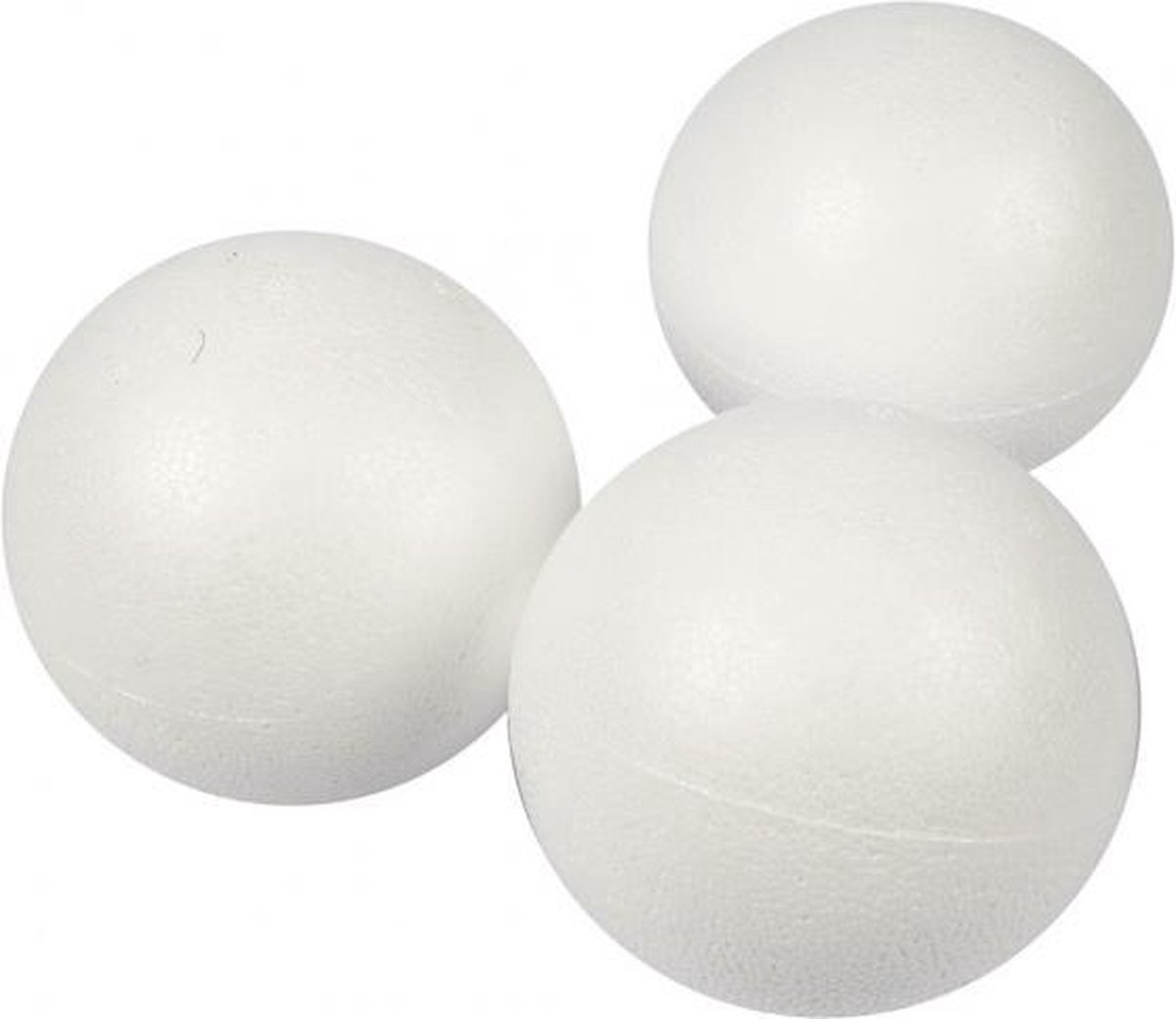 styropor-model Ballen 8 cm wit 25 stuks