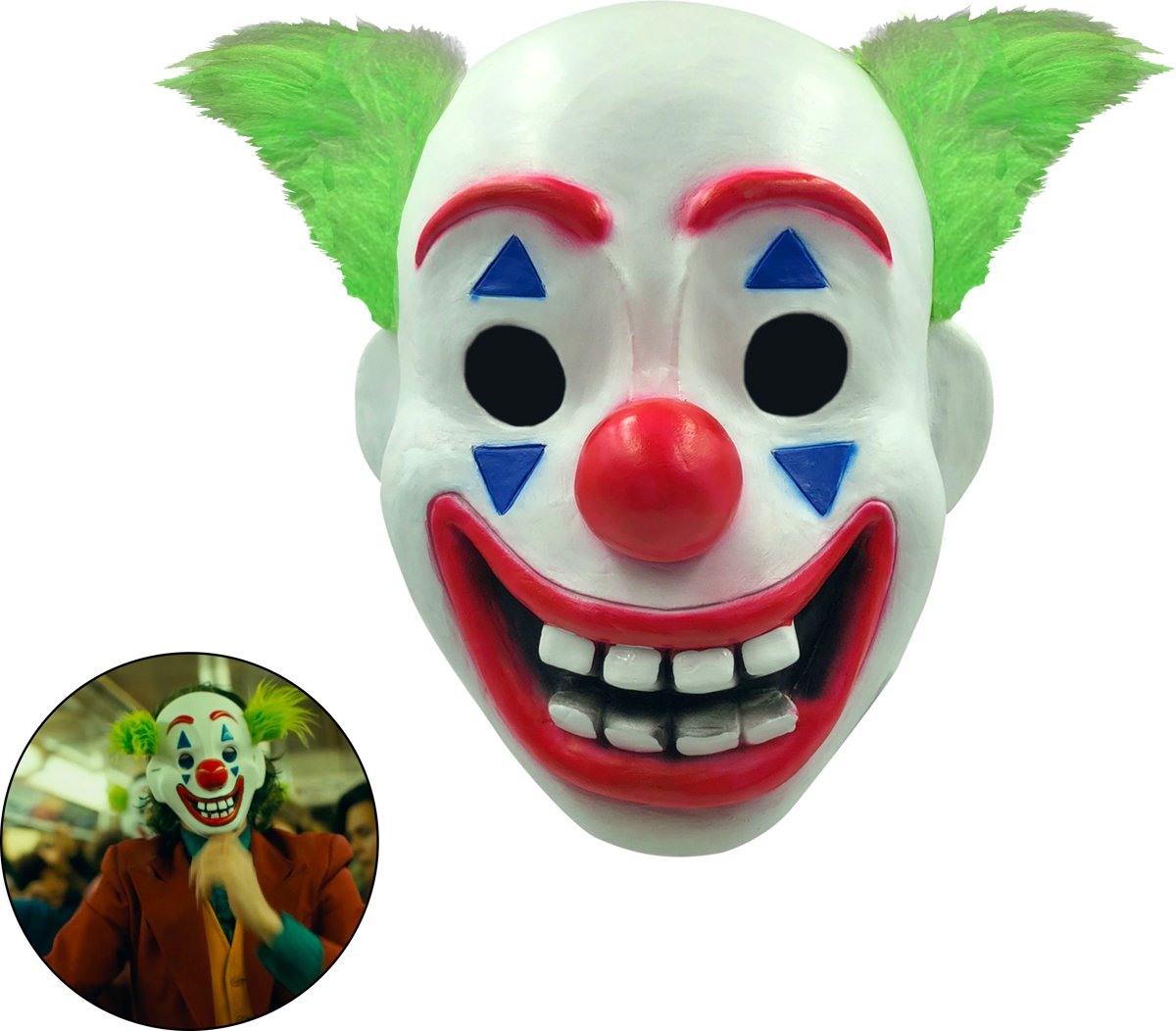 Joker Masker - 2019 - Latex – Arthur Fleck – DC - Hoge Kwaliteit - Unisex - OneSize - Halloween – Clown Masker - Enge Clown - Masker – Mask