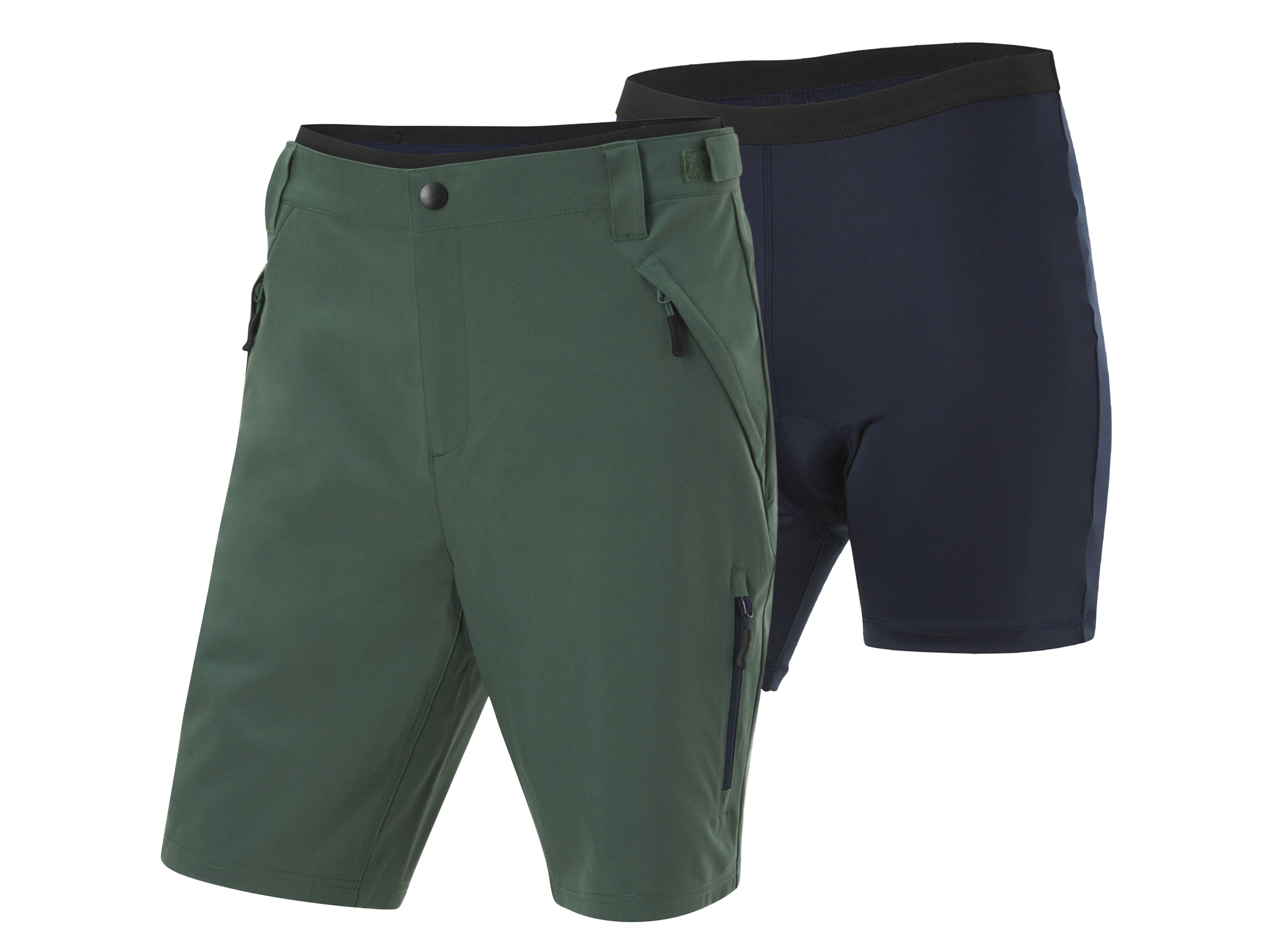 CRIVIT Heren 2-in-1-sportbroek (52, Groen)