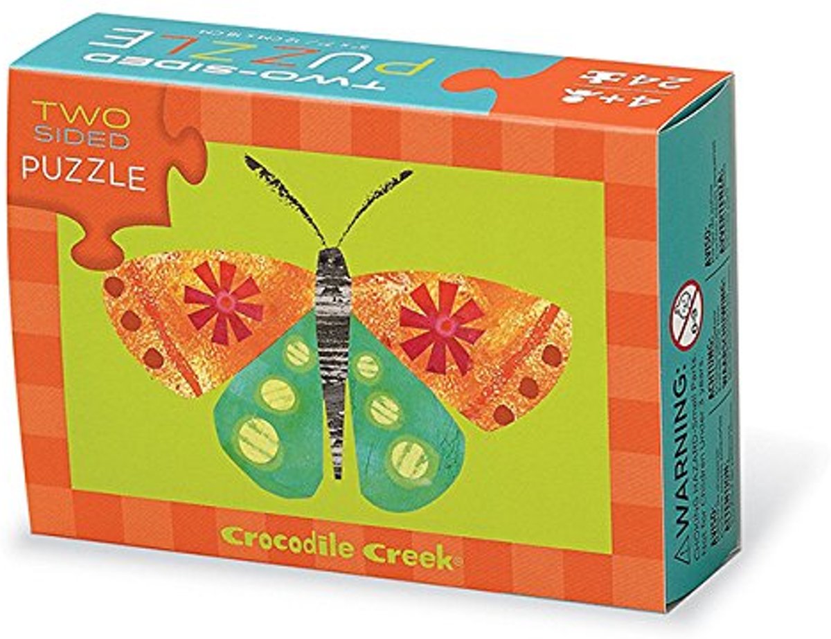 Crocodile Creek - Puzzels - 2-Sided Puzzle Butterfly