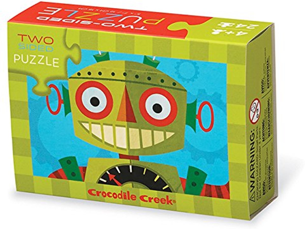 Crocodile Creek - Puzzels - 2-Sided Puzzle Robot