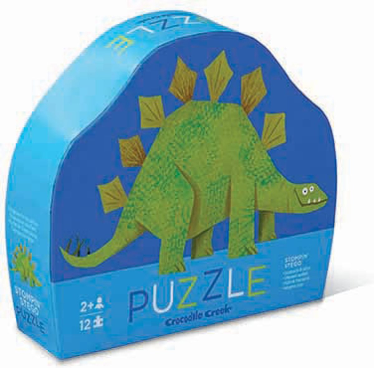 Crocodile Creek 12 pc Mini Puzzle - Stegosaurus