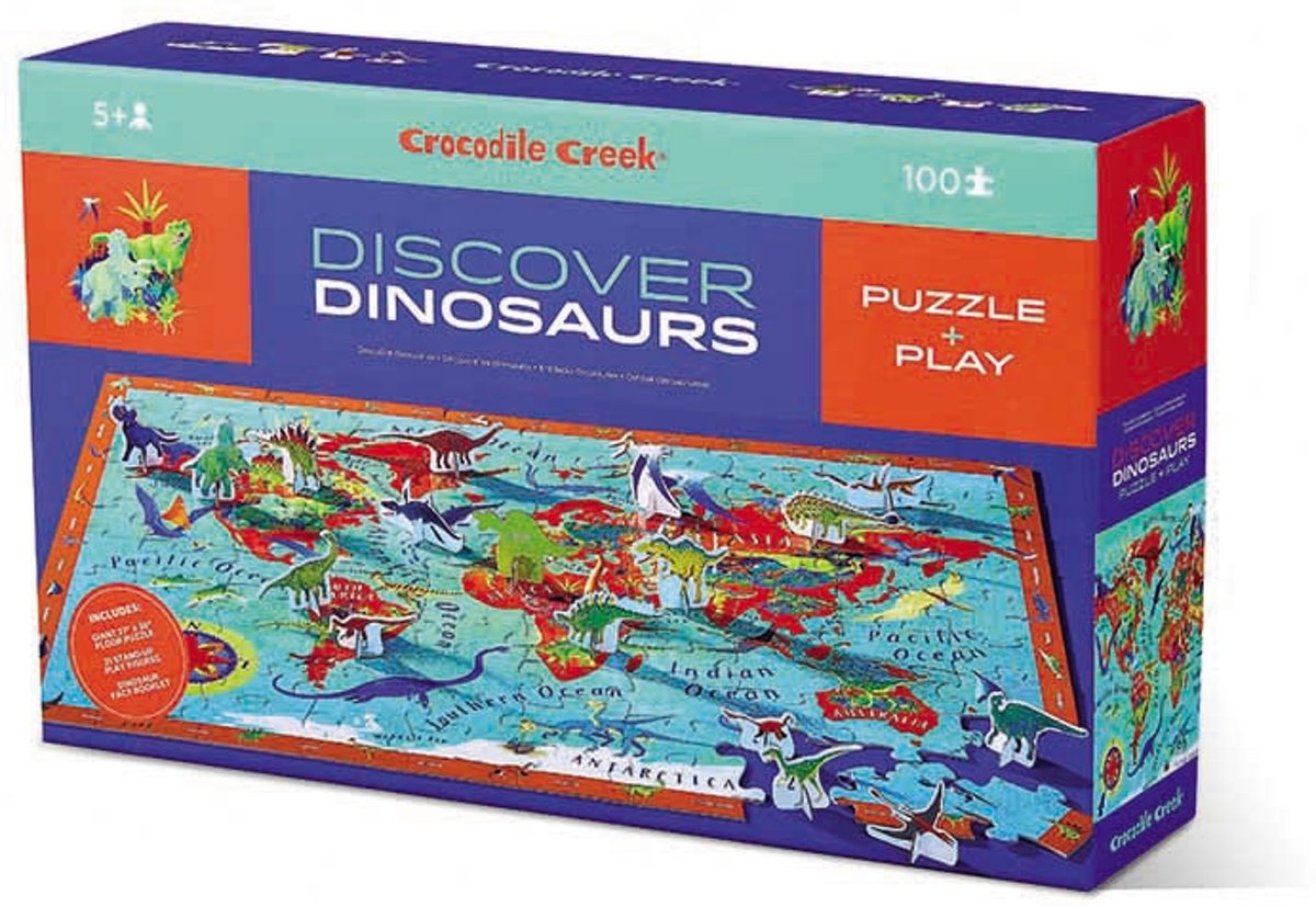 Crocodile Creek Discover Puzzle - Dinosaurs