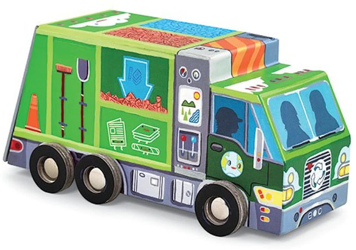 Crocodile Creek Vehicle Puzzle - Recycle truck